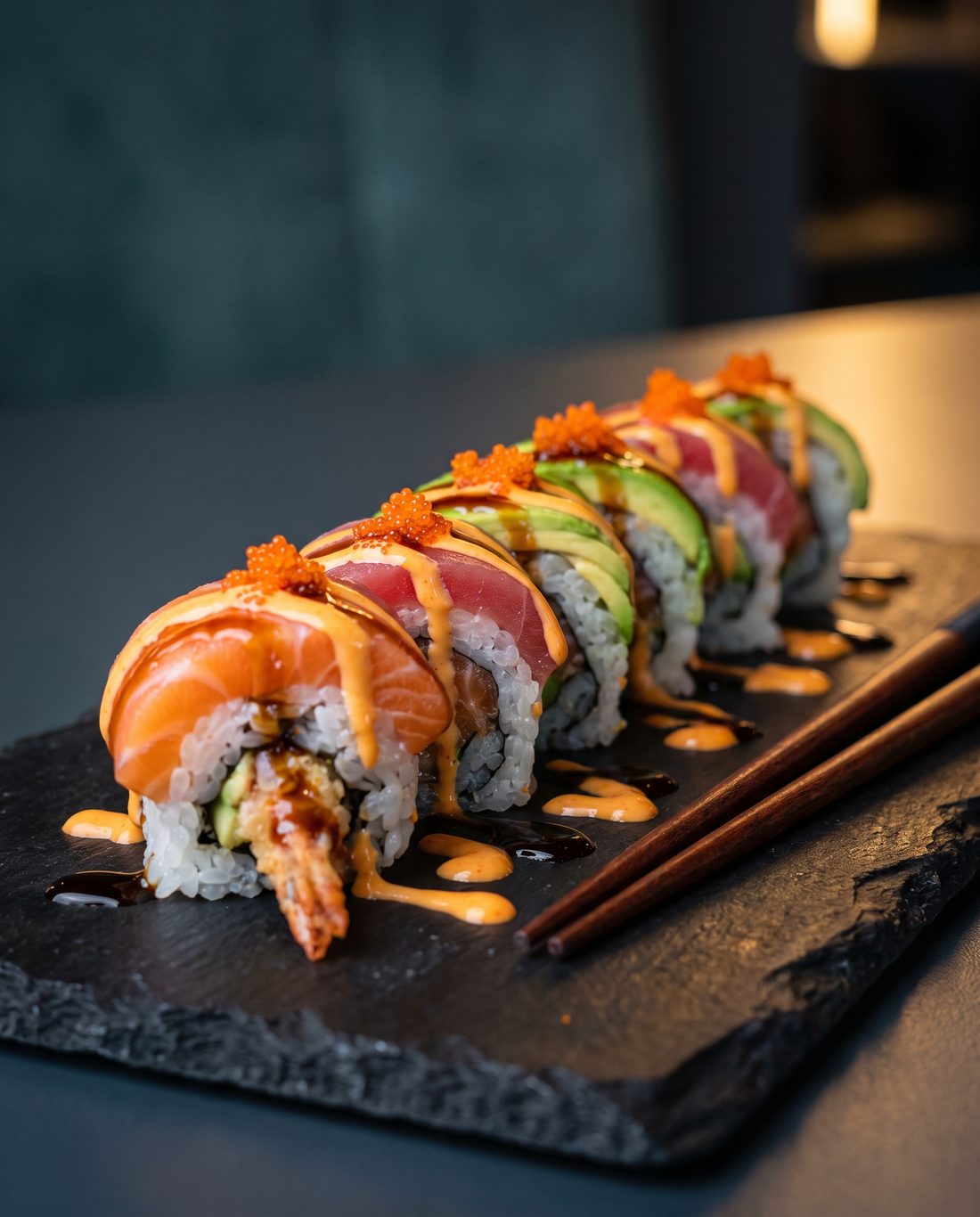 Rainbow Dragon Roll